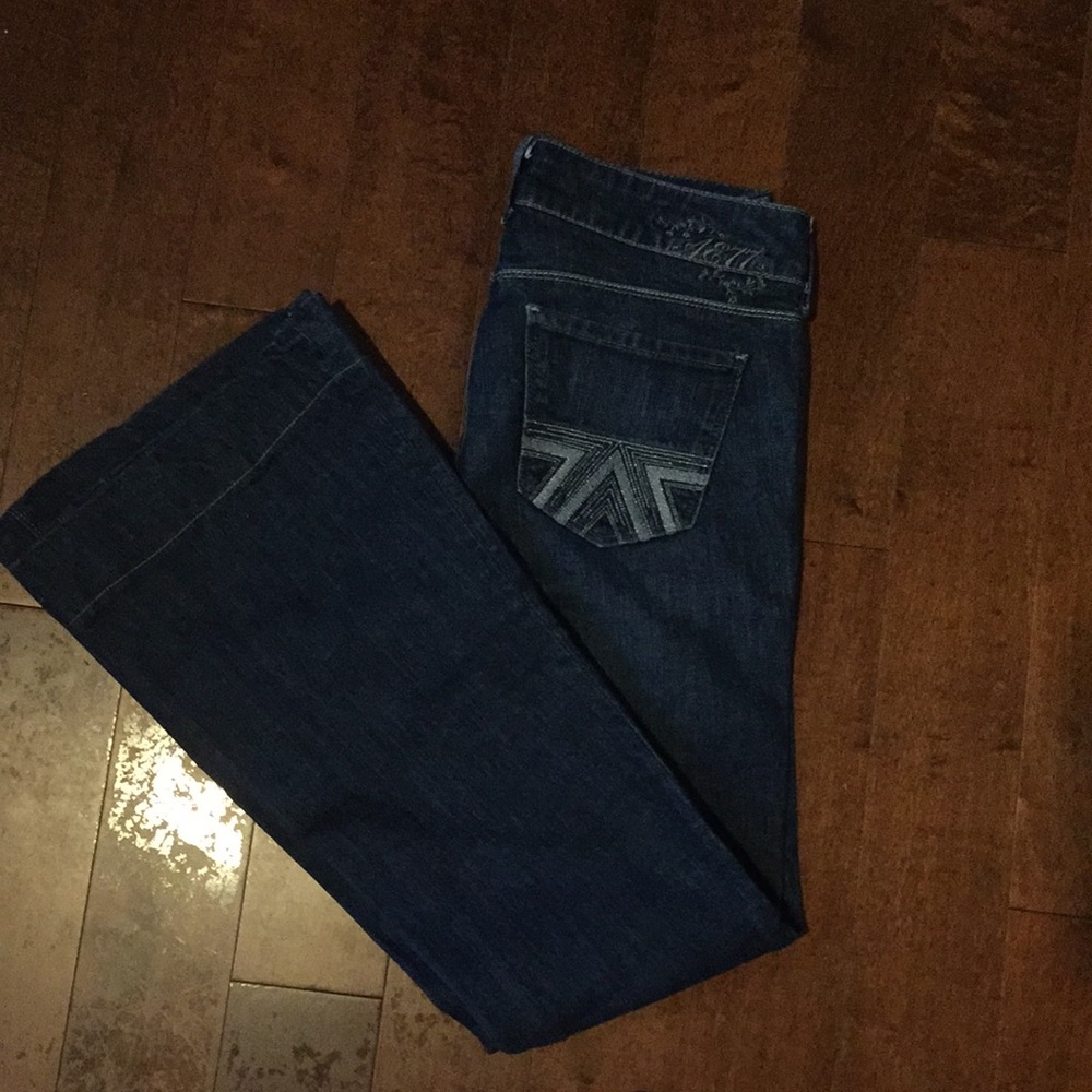 Worn once flare jeans!